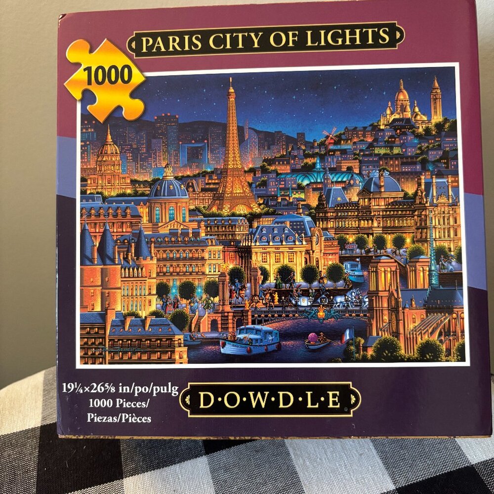 Dowdle 1000 piece puzzle. No missing pieces. Put together once.